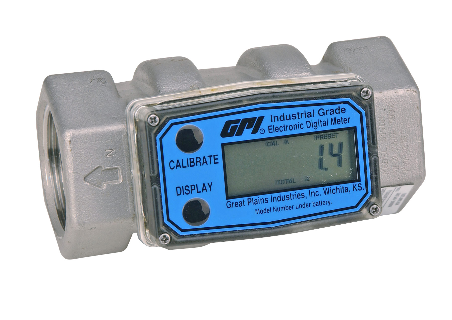 Medidor Digital Modular para Diesel Gasolina e Querosene GPI 2193 380LPM 1-1-2 Polegadas NPT