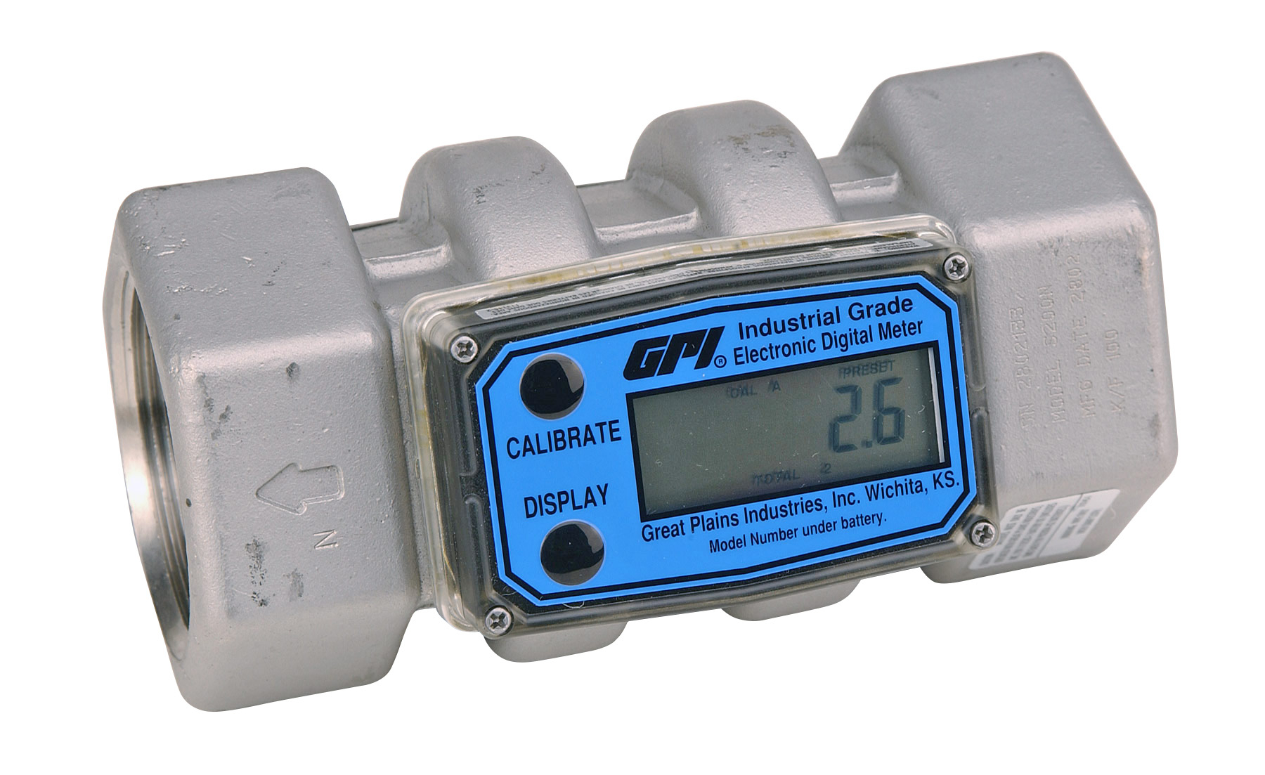 Medidor Digital Modular para Diesel Gasolina e Querosene GPI 2194 760LPM 2 Polegadas NPT