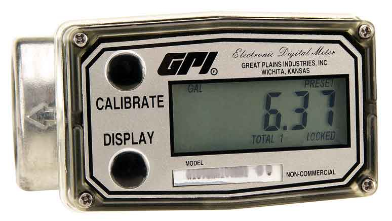 Medidor Digital Modular para Gasolina Etanol e Metanol GPI 2198 190LPM 1 Polegada NPT