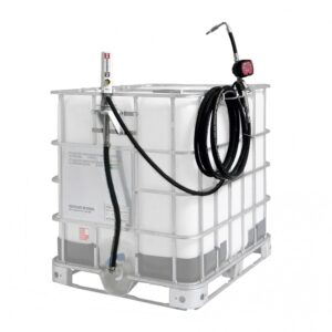 Estação de Abastecimento Samoa MLP-9304-M Medidor Mecânico 10m Mangueira 1/2 Pol Adaptador IBC 1000LT 35L/Min