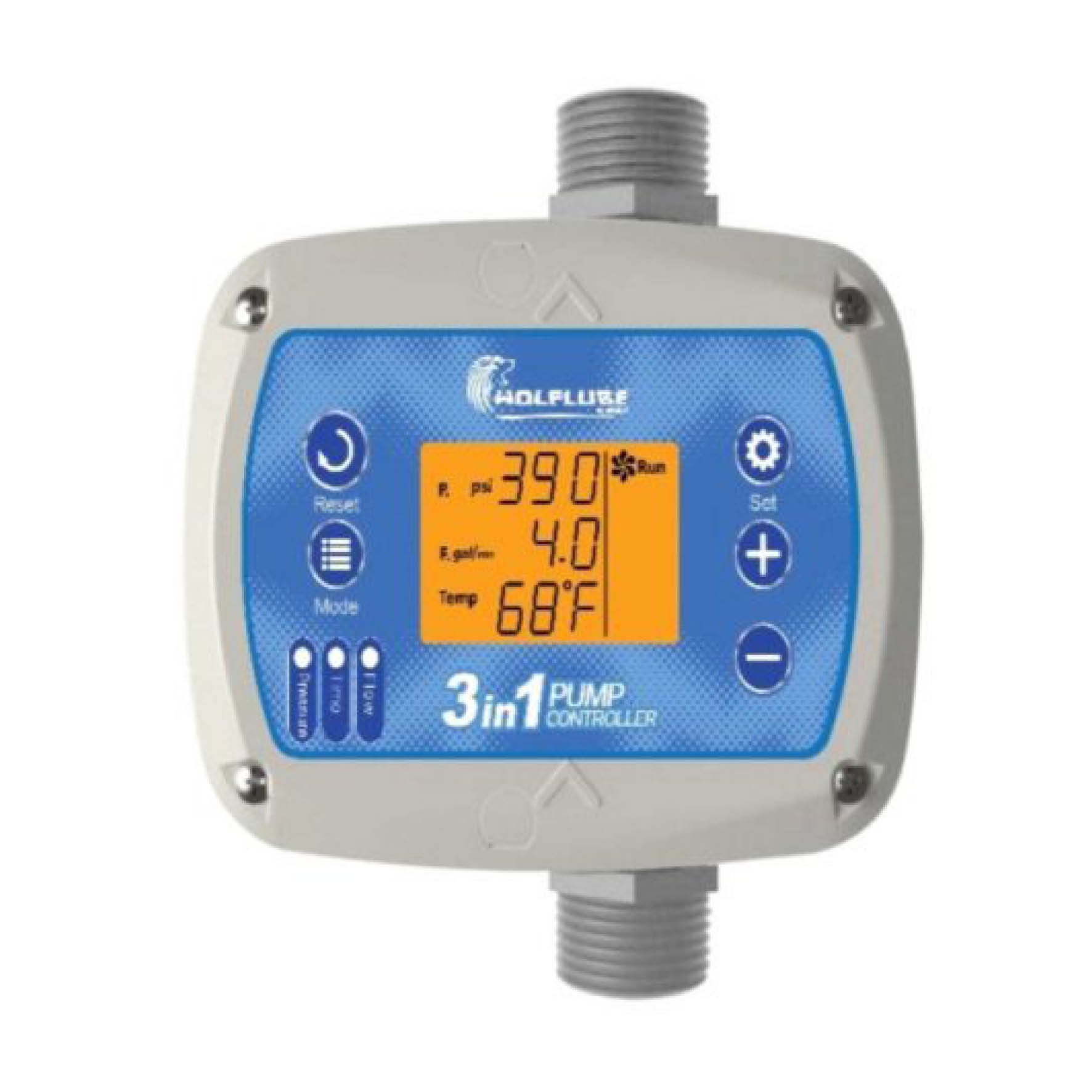 Controlador de Pressão com Medidor de Temperatura para Diversos Fluidos e Arla 32 Wollube 9550 com Potência de 1700W