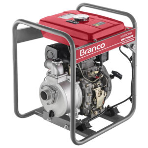 Motobomba Partida Elétrico Branco BD-710-E Autoescorvante 35 m3/h Motor 5CV Sucção 2 Pol Recalque 2 Pol