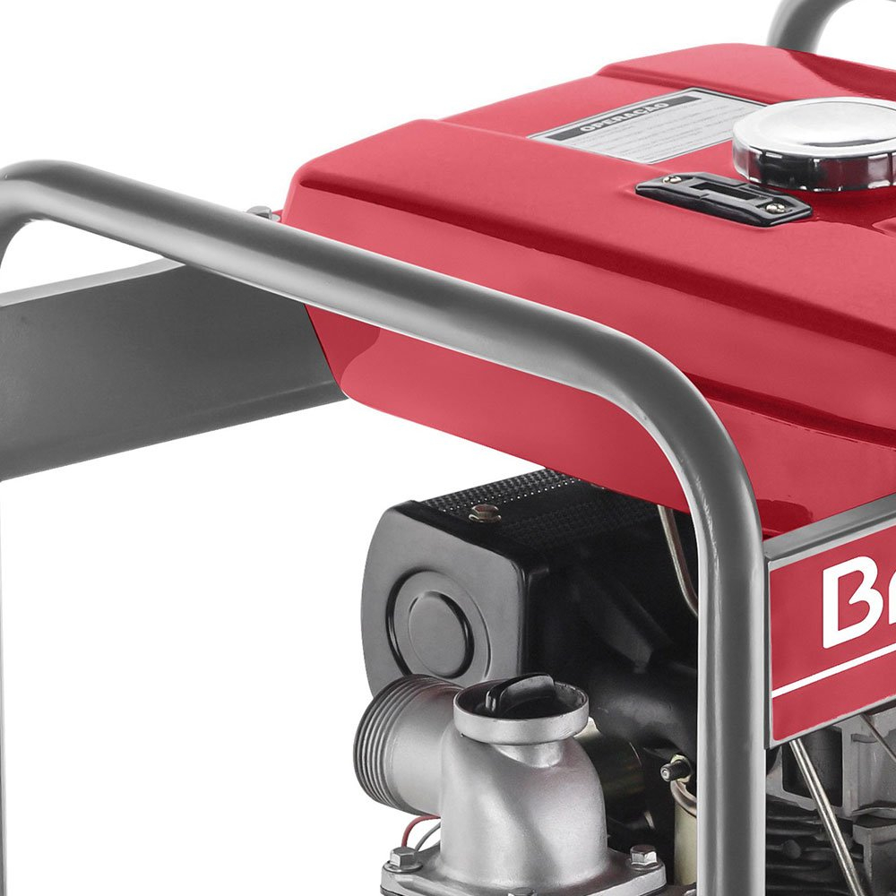 Motobomba Partida Elétrico Branco BD-710-E Autoescorvante 35 m3/h Motor 5CV Sucção 2 Pol Recalque 2 Pol - Imagem 3