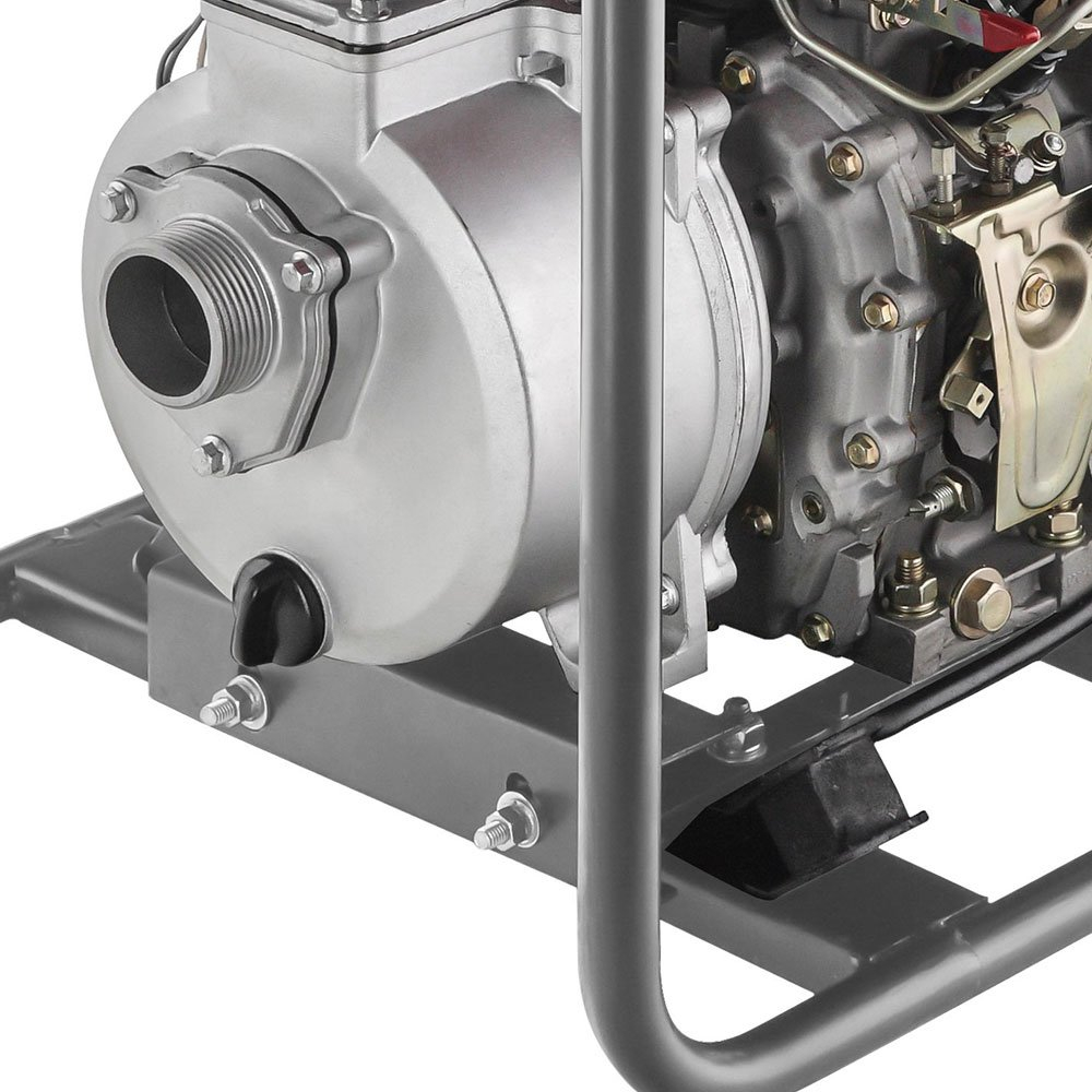 Motobomba Partida Elétrico Branco BD-710-E Autoescorvante 35 m3/h Motor 5CV Sucção 2 Pol Recalque 2 Pol - Imagem 4