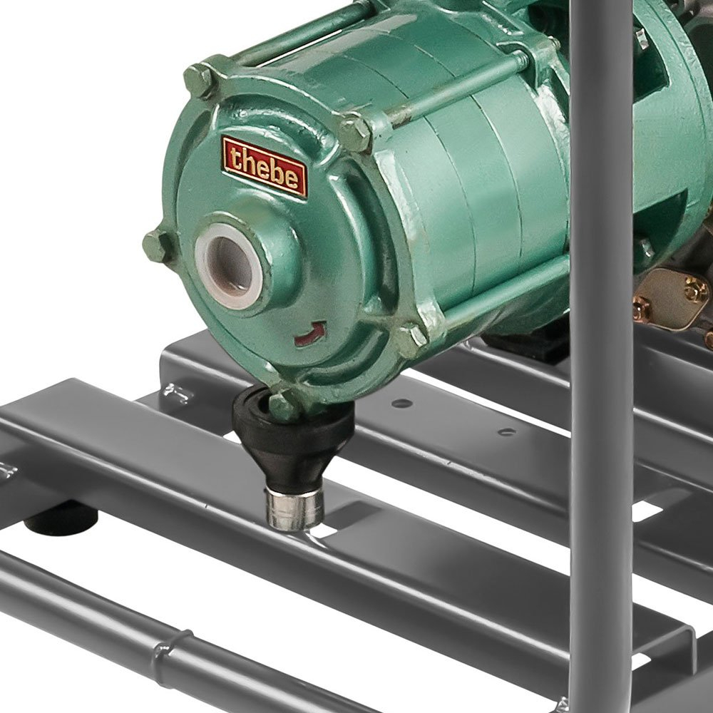 Motobomba Partida Manual para Água Branco BD-712 Multiestágio 9,5 m3/h Motor 5CV Sucção 1 Pol Recalque 1 Pol - Imagem 3