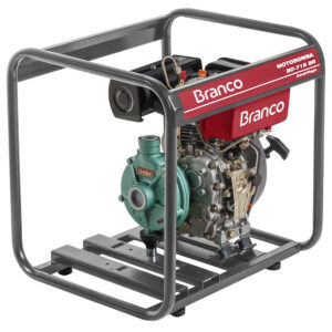 Motobomba Partida Manual para Água Branco BD-715 Centrífuga 16 m3/h Motor 5CV Sucção 1.1-2 Pol Recalque 1 Pol