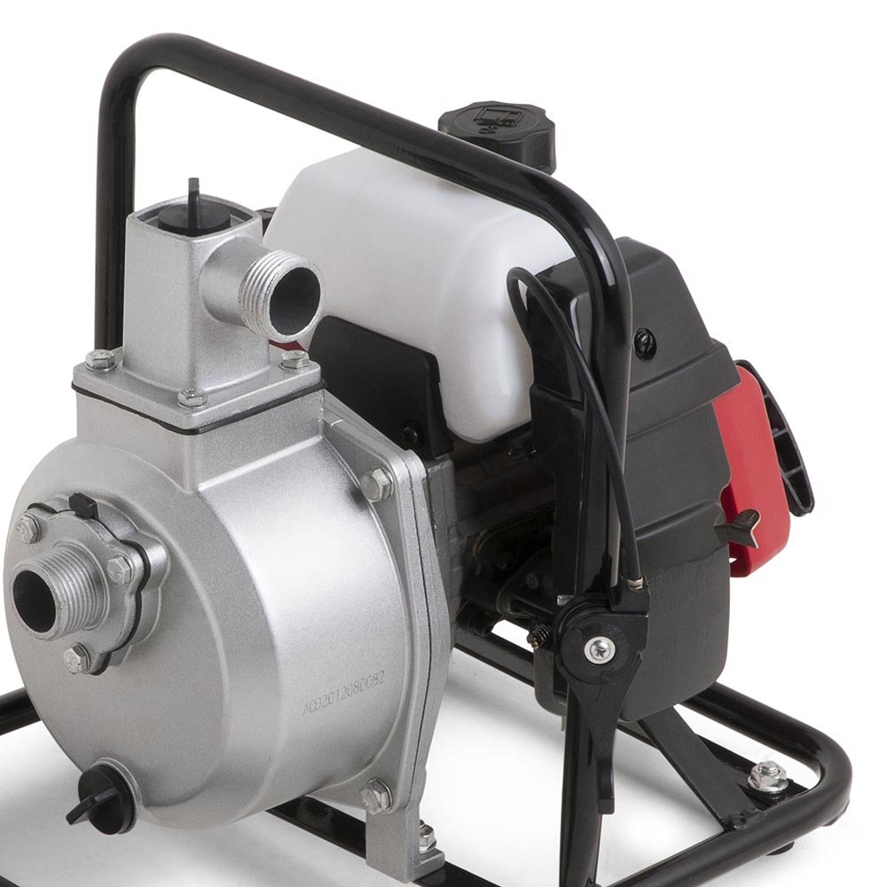 Motobomba Partida Manual para Água Branco B2T-701 Autoescorvante 10 m3/h Motor 2CV Sucção 1 Pol Recalque 1 Pol - Imagem 3