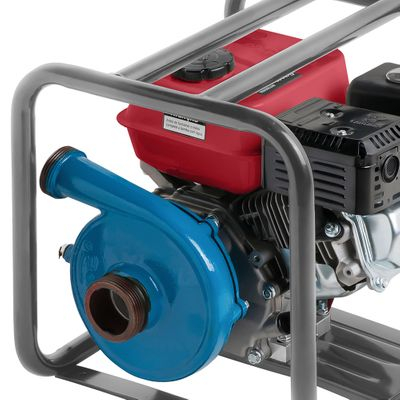 Motobomba Partida Manual para Água Branco B4T-716 Centrífuga 36 m3/h Motor 6,5CV Sucção 2.1-2 Pol Recalque 2 Pol - Imagem 2