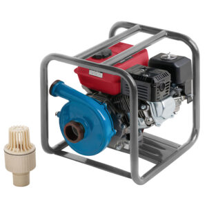 Motobomba Partida Manual para Água Branco B4T-716 Centrífuga 36 m3/h Motor 6,5CV Sucção 2.1-2 Pol Recalque 2 Pol