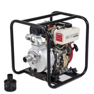 Motobomba Partida Manual para água Branco BD-710 Autoescorvante 35 m3/h Motor 5CV Sucção 2 Pol Recalque 2 Pol