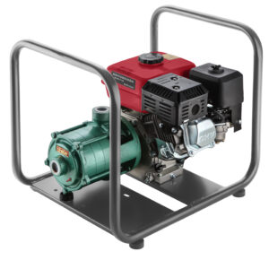 Motobomba Partida Manual para Água Branco B4T-712 Multiestágio 9,5 m3/h Motor 5,5 CV Sucção 1 Pol Recalque 1 Pol