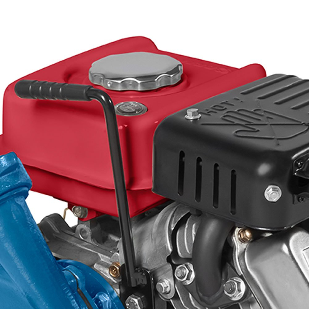 Motobomba Partida Manual para Água Branco B4T-703 Centrífuga 16 m3/h Motor 2,8CV Sucção 2 Pol Recalque 2 Pol - Imagem 2