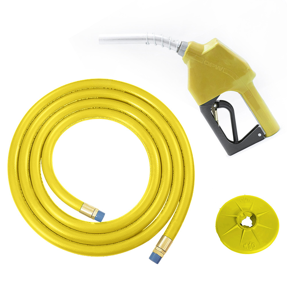 Kit Abastecimento OPW Bico Automático 11B com Protetor Anti Respingo e Mangueira Ø 3/4" 5m Lubmix Terminal Alumínio 1F 1G MOW-KB-CL-AM