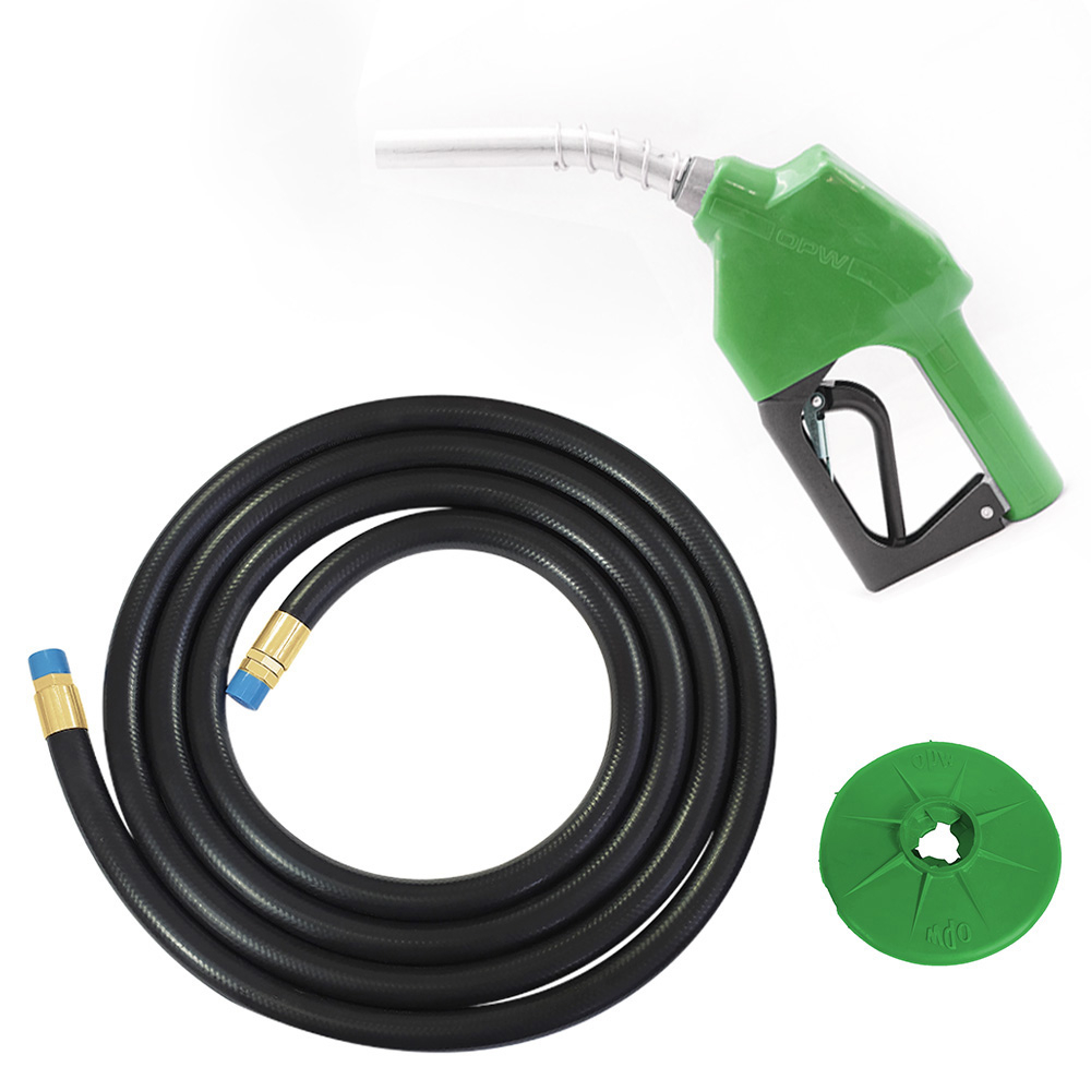 Kit Abastecimento OPW Bico Automático 11BP com Protetor Anti Respingo e Mangueira Ø 3/4" 5m Lubmix Terminal Latão 1F 1G MOW-KB-PTL-VD
