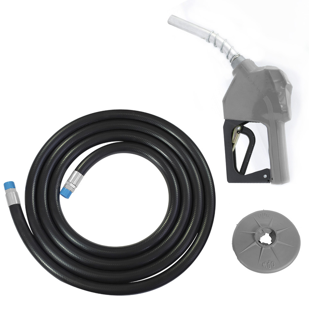 Kit Abastecimento OPW Bico Automático 11BP com Protetor Anti Respingo e Mangueira Ø 3/4" 5m Lubmix Terminal Alumínio 1F 1G MOW-KBP-PTA-CZ