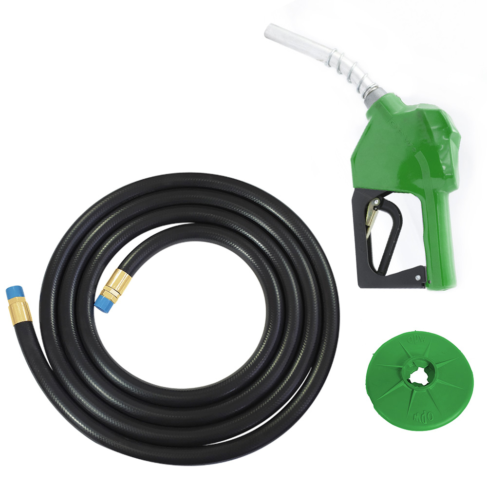 Kit Abastecimento OPW Bico Automático 11BP com Protetor Anti Respingo e Mangueira Ø 3/4" 5m Lubmix Terminal Latão 1F 1G MOW-KBP-PTL-VD