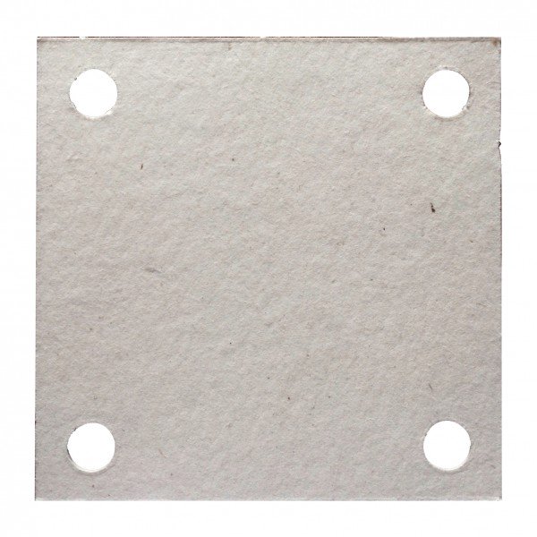 Papelão Filtrante 9x9 4 Furos 23x23 Cm Gramatura 650G Caixa com 10KG Lubmix MIX-994F