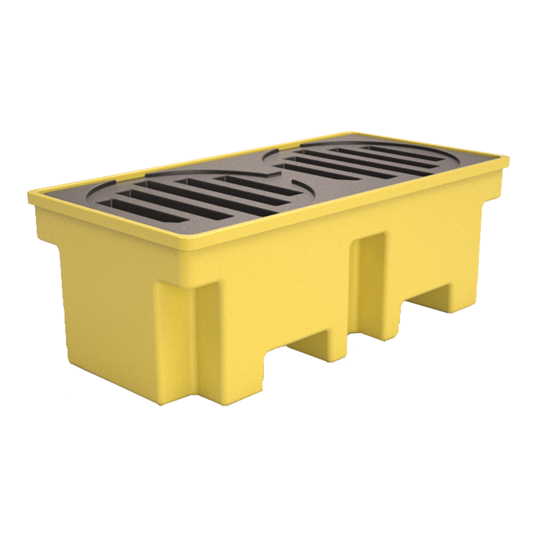 Pallet de Contenção Lubmix MIX-PL029 Capacidade de 255 Litros para 2 Tambores