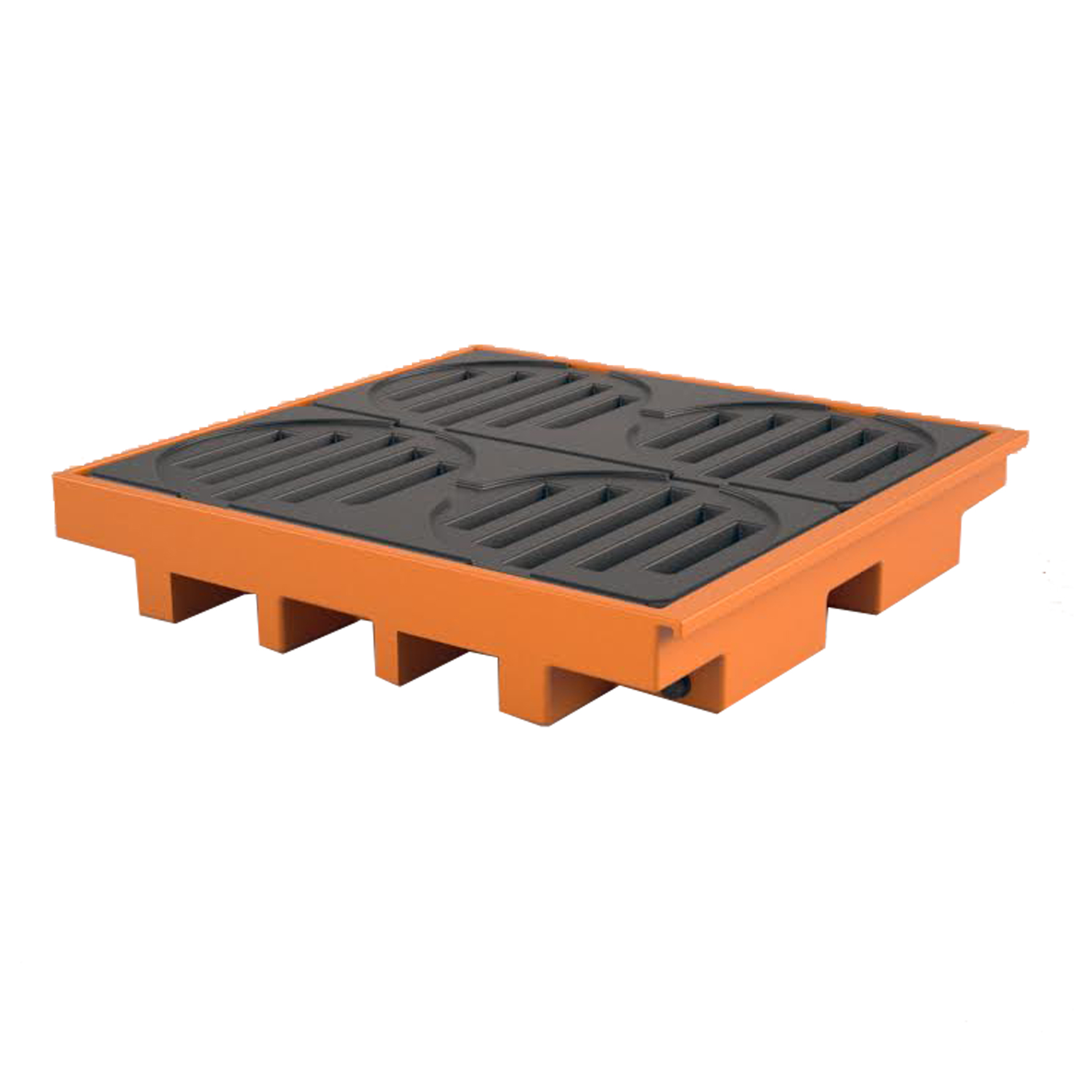 Pallet de Contenção Lubmix MIX-PL042 Capacidade de 150 Litros para 4 Tambores