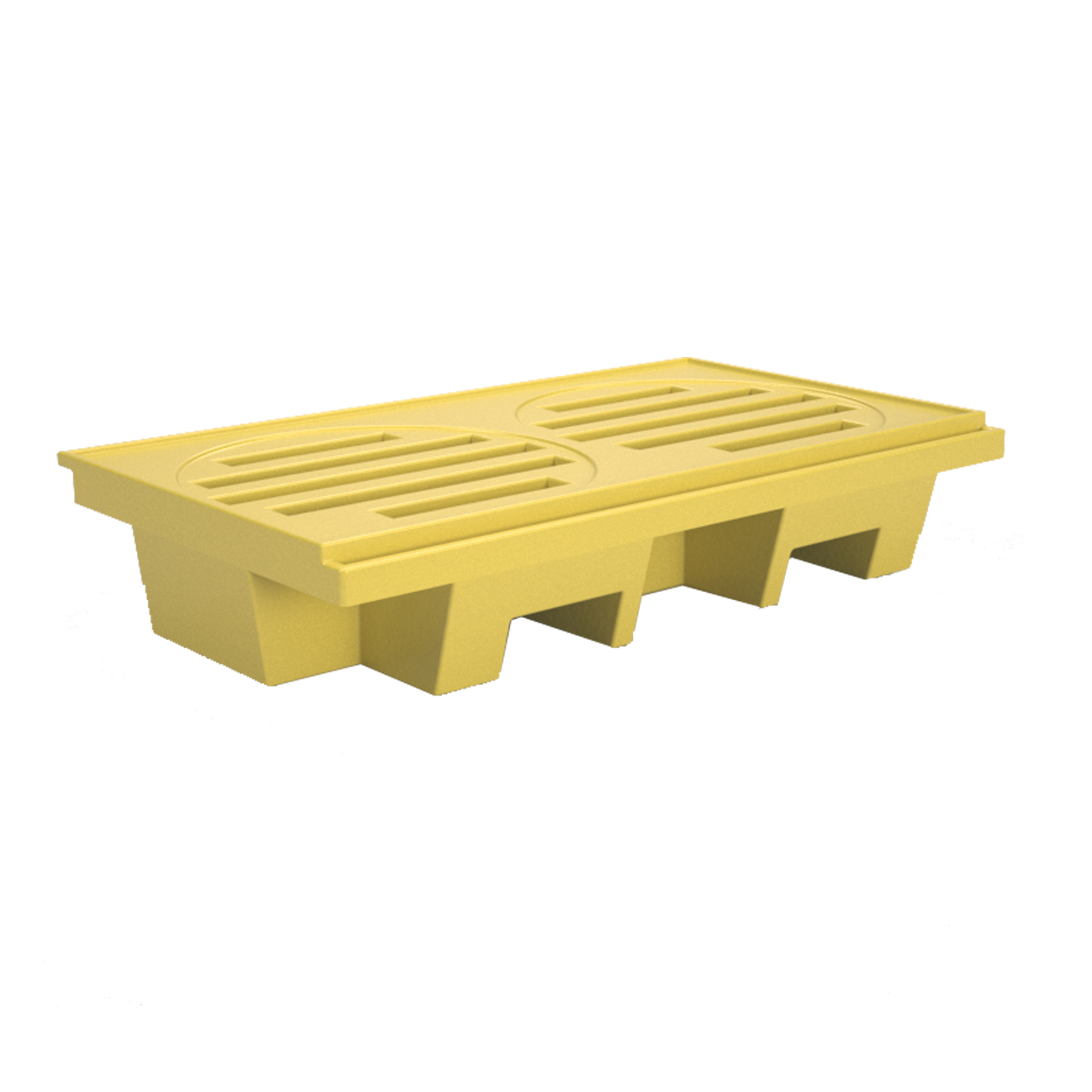 Pallet de Contenção Lubmix MIX-PL054 Capacidade de 120 Litros para 2 Tambores