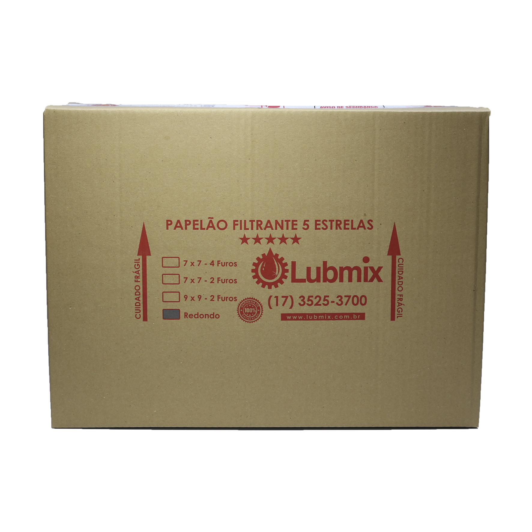 Papelão Filtrante Redondo 230mm Lubmix Gramatura 650G Caixa com 10KG - Imagem 2