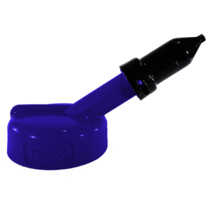 Tampa com Bico Pequeno Azul Trico Ø 1/4" MLP-5523