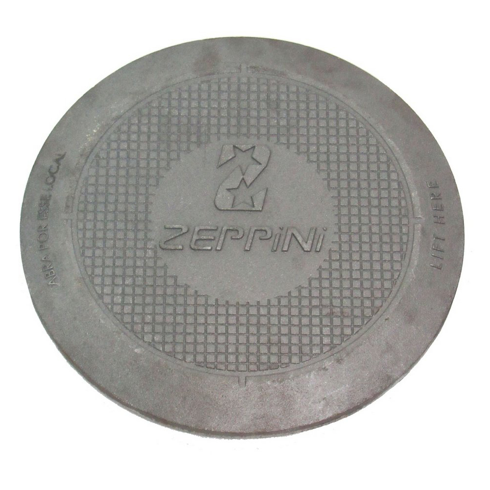 Tampa de Câmara de Calçada Zeppini MZP-448 Alumínio 12" Polegadas