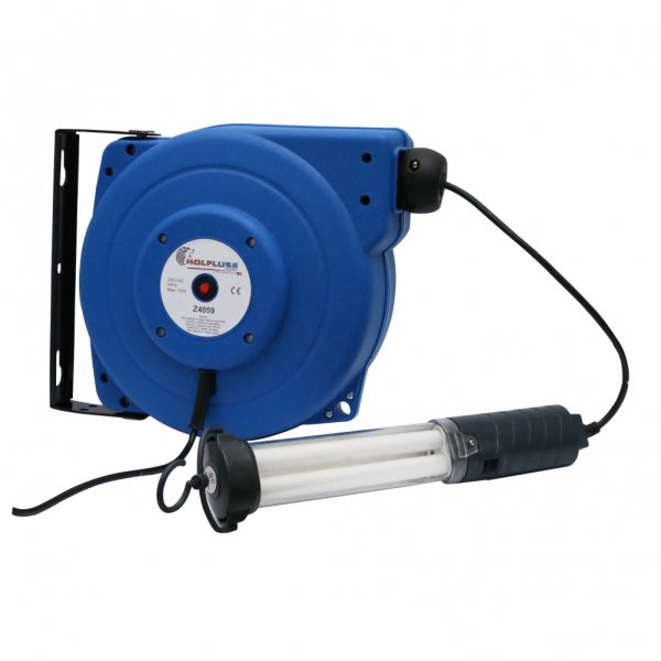 Carretel Automático Blindado com Lâmpada Wolflube Z4059 com 15 Metros