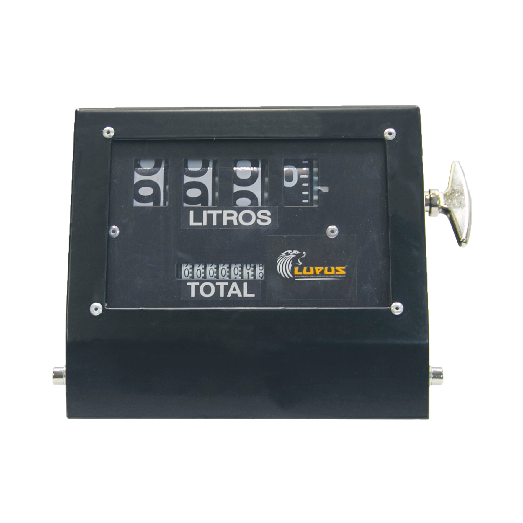 Numerador Mecânico com Capa Lupus 2100-MPBS01 com 04 Dígitos em Aço