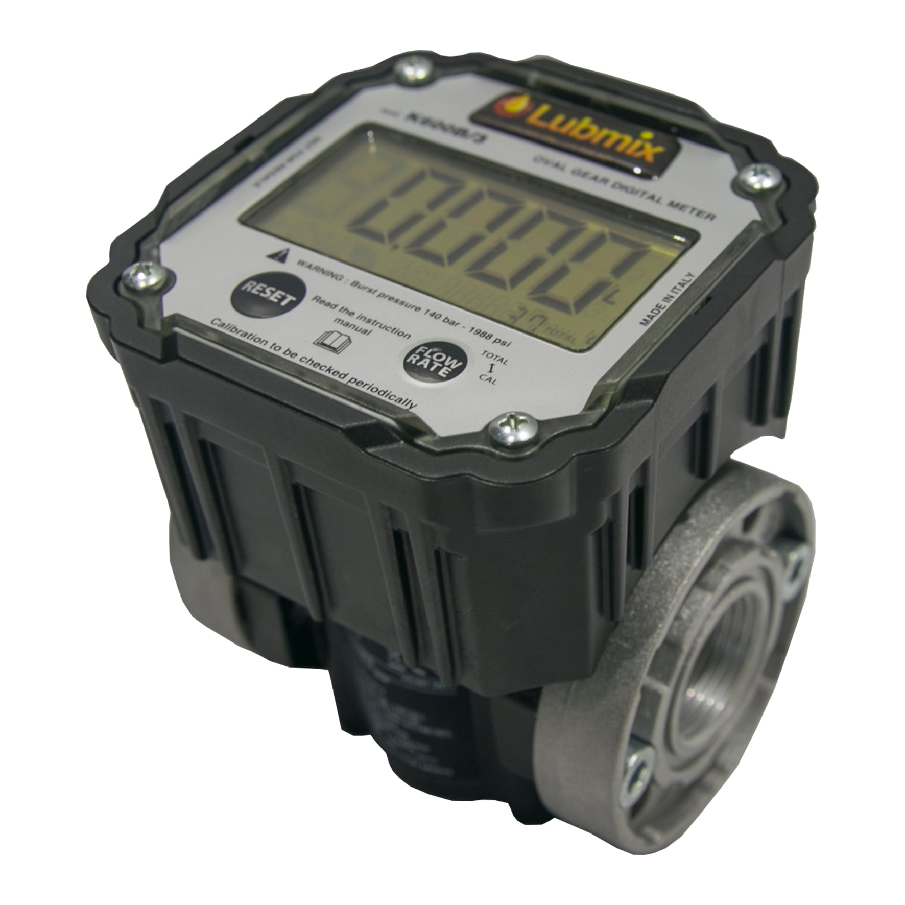 Medidor Digital para Diesel Piusi 2199 Vazão de 100LPM 1 Polegada BSP