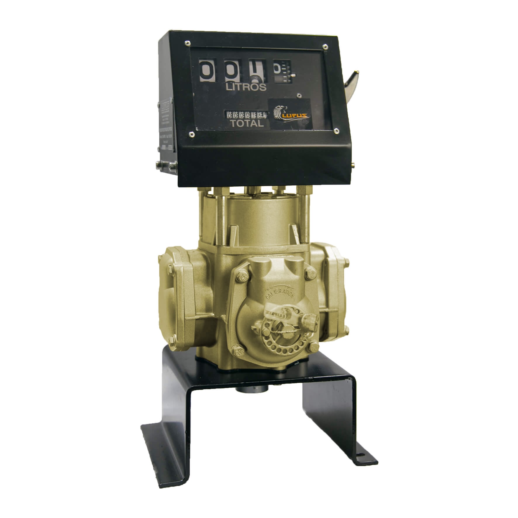 Bloco Volumétrico Registrador com Numerador para Diesel Gasolina Óleo Querosene e Etanol Lupus 2200-MPBS de 04 Dígitos 150LPM 1-1-2 Polegadas