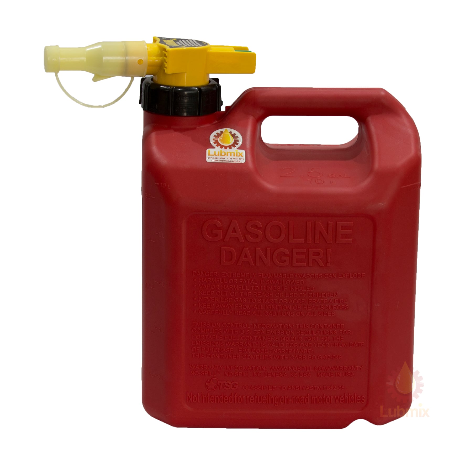 Unidade de Abastecimento Manual para Transferência de Gasolina No-Spill 2066 10 Litros - Imagem 3