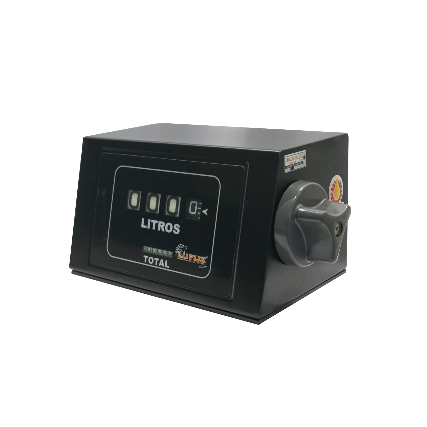 Numerador Mecânico com Capa Lupus 2100-NMC com 04 Dígitos em Aço - Imagem 2
