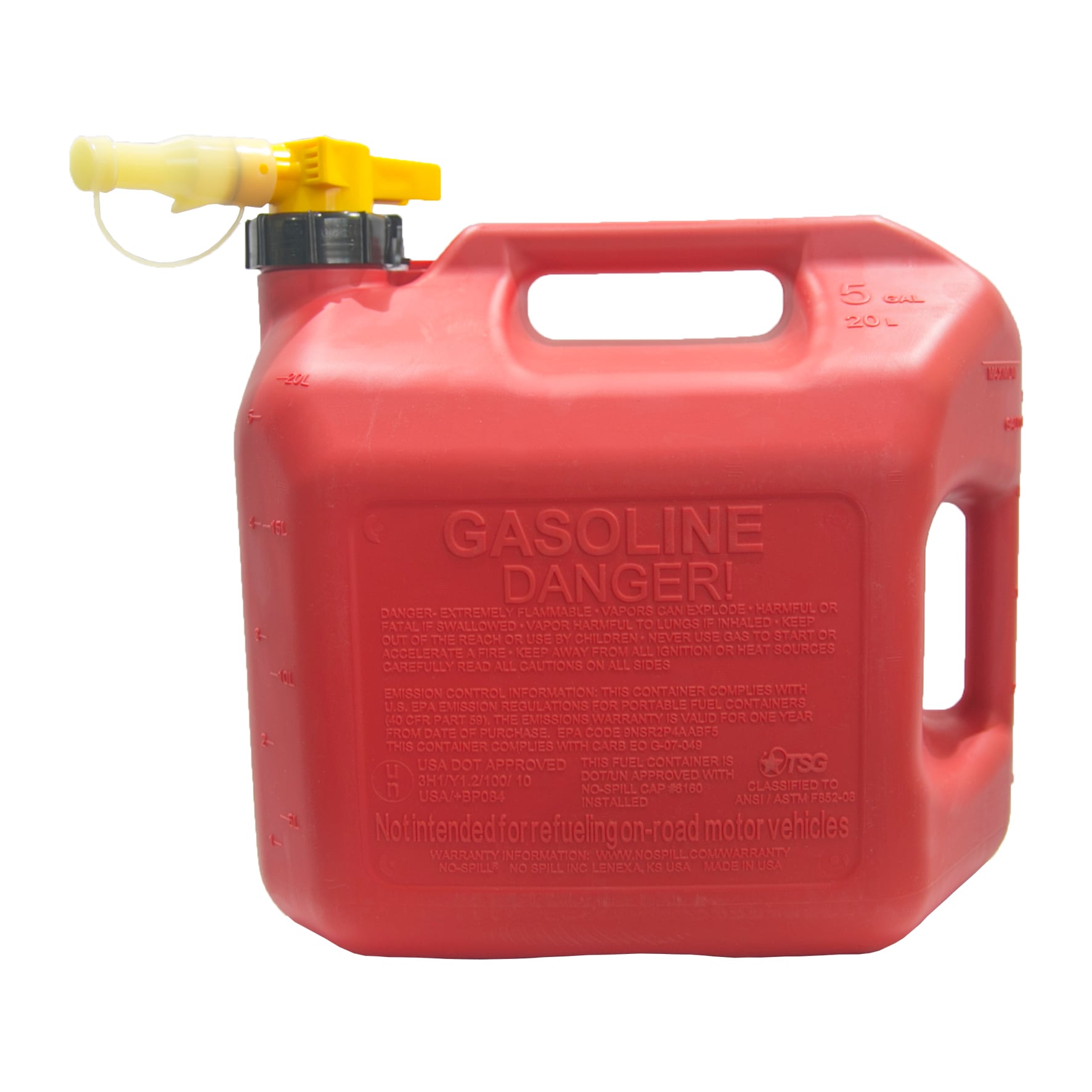 Unidade de Abastecimento Manual para Transferência de Gasolina No-Spill 2067 20 Litros - Imagem 2