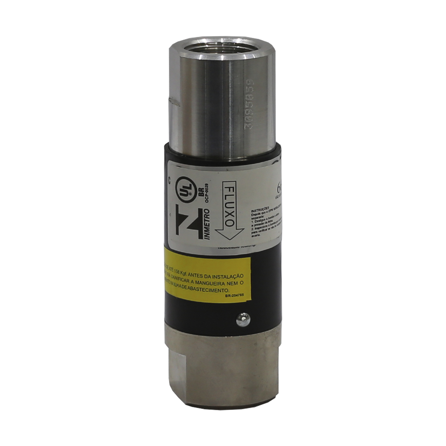 Válvula Breakaway Reconectável para Diesel Gasolina Querosene Etanol OPW MIX-66-RB Entrada Macho e Fêmea 1 Pol NPT - Imagem 3