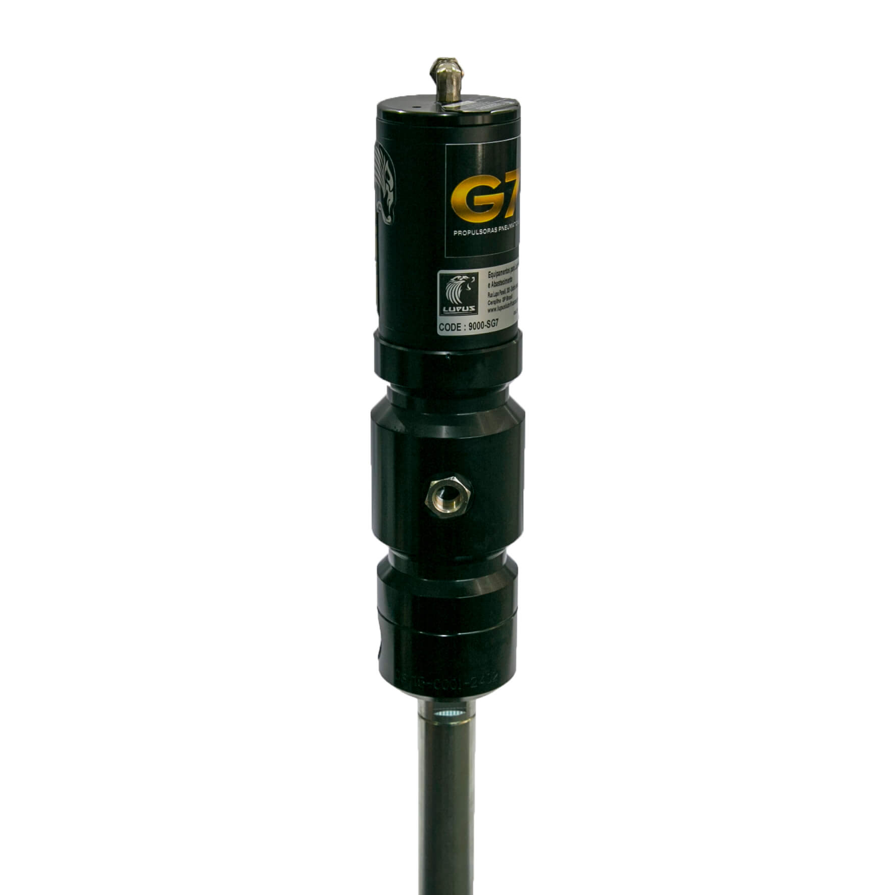 Propulsora Pneumática para Graxa Lupus 9020-SG7 Adaptável a Reservatório de 20 Kg 1600GPM - Imagem 4