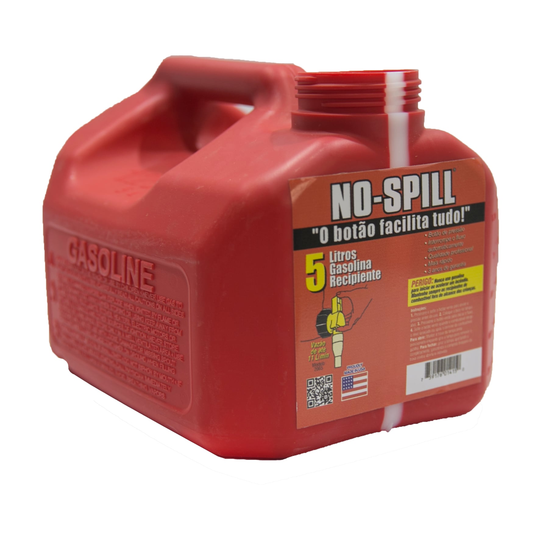 Unidade de Abastecimento Manual para Transferência de Gasolina No-Spill 2065 5 Litros - Imagem 3