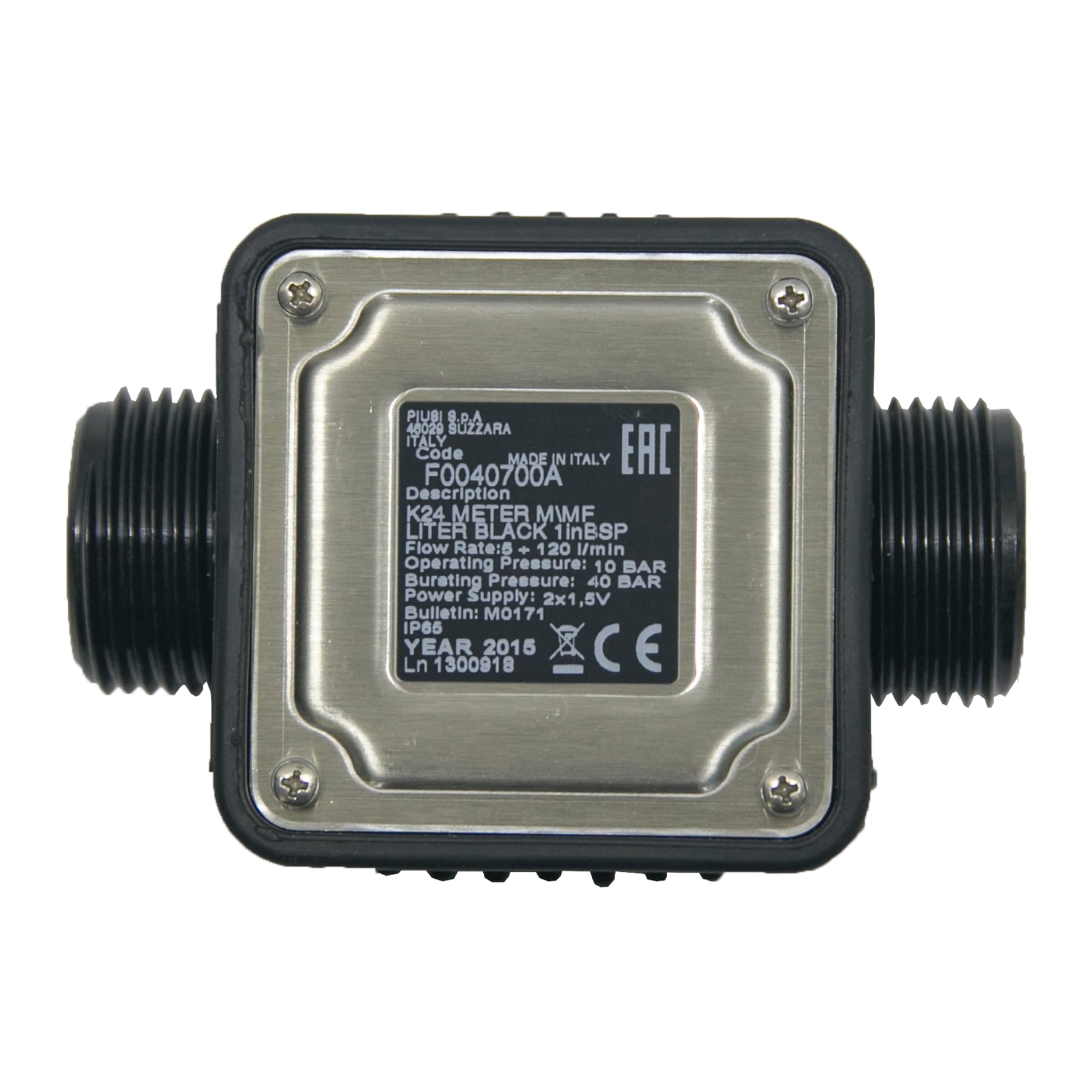Medidor Digital para Diesel Piusi 2120 Vazão de 120LPM 1 Polegada BSP - Imagem 4