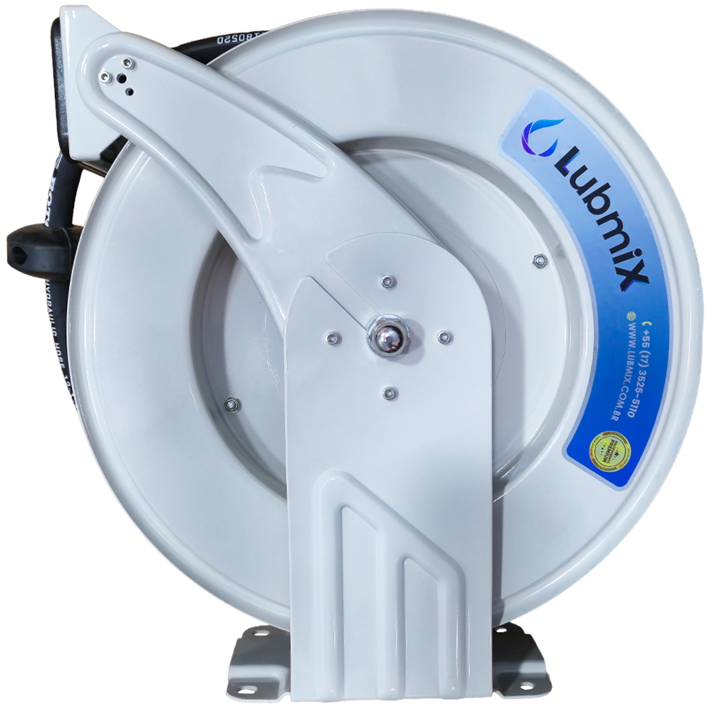 Carretel Automático para Óleo Lubrificante, Água ou Ar Lubmix MIX-1146015M com 15m Mangueira 1/2 Pol - Imagem 2