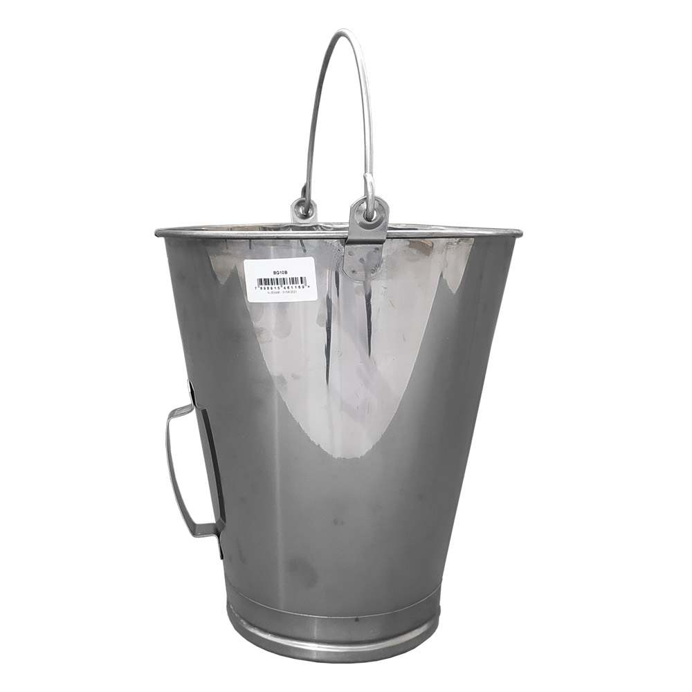 Balde Graduado INOX com Bico e Alça Lubmix MIX-BG10B Capacidade 10 Litros - Imagem 3