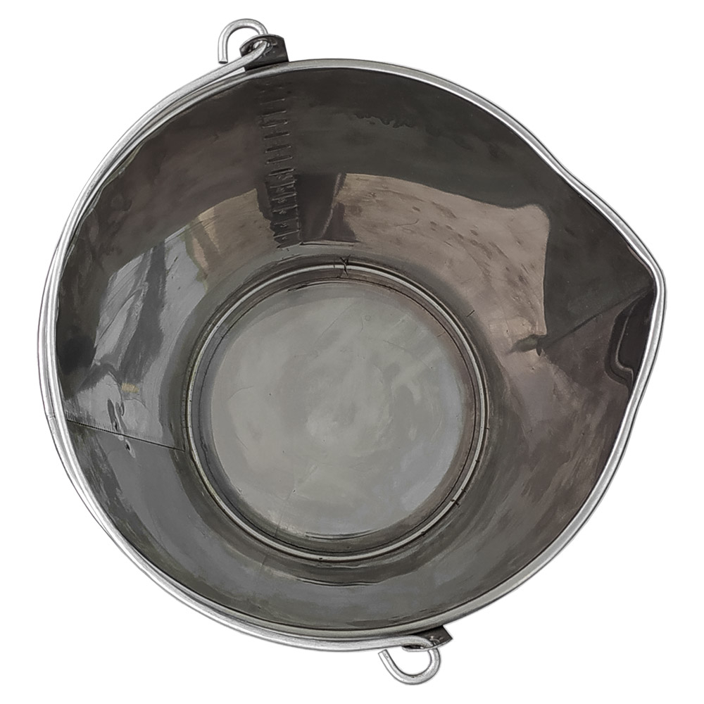 Balde Graduado INOX com Bico e Alça Lubmix MIX-BG15B Capacidade 15 Litros - Imagem 6