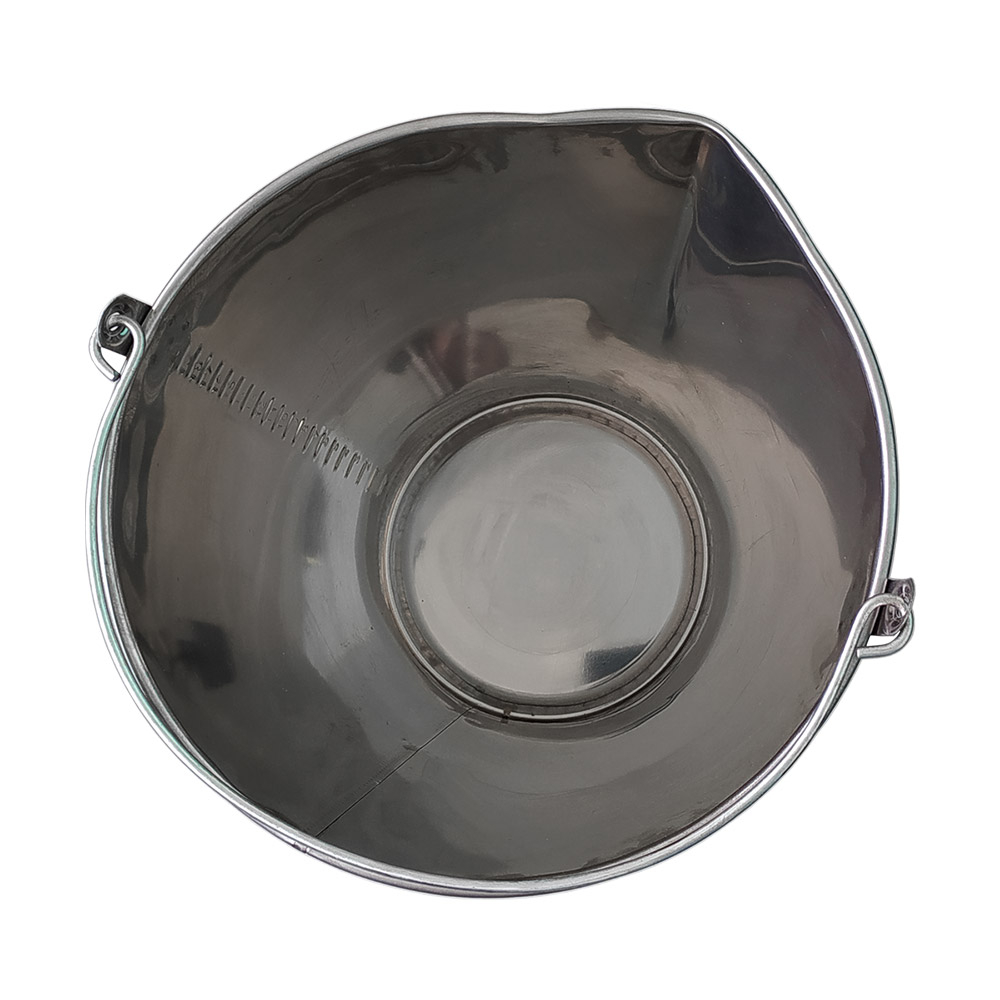 Balde Graduado INOX com Bico e Alça Lubmix MIX-BG20B Capacidade 20 Litros - Imagem 6