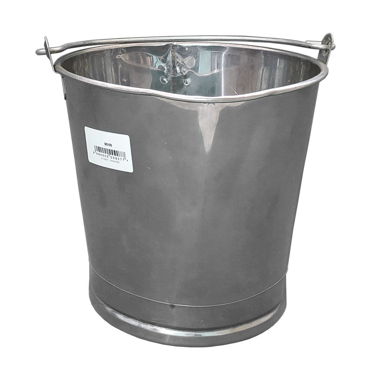 Balde Graduado INOX com bico Lubmix MIX-BG5B Capacidade 5 Litros - Imagem 6