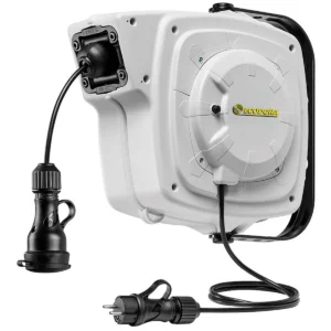 Carretel para Cabos Elétricos Ecodora Série 280 com Tomada Schuko IP 44 - Monofásico 220V