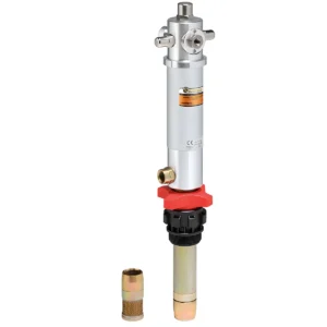Propulsora Pneumática 5:1 Ecodora com Vazão de 20 L/min, Vedações NBR, Adaptador de tampão e Extensão personalizável de 1" para Óleo e Lubrificantes – Adaptável à Parede MIX-36061
