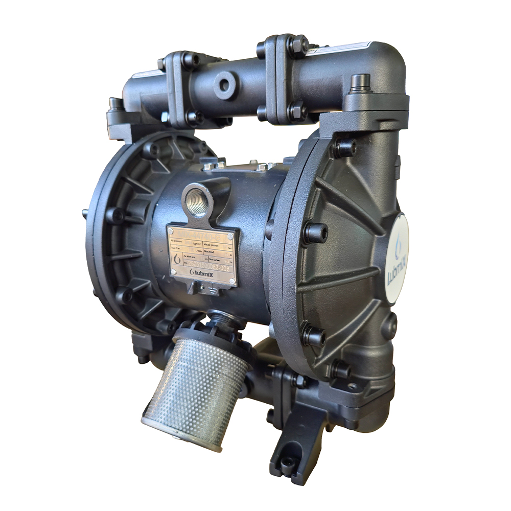 Bomba de Duplo Diafragma 1" com Alta Vazão de 120 L/min em Alumínio MIX-44740-G - Imagem 2