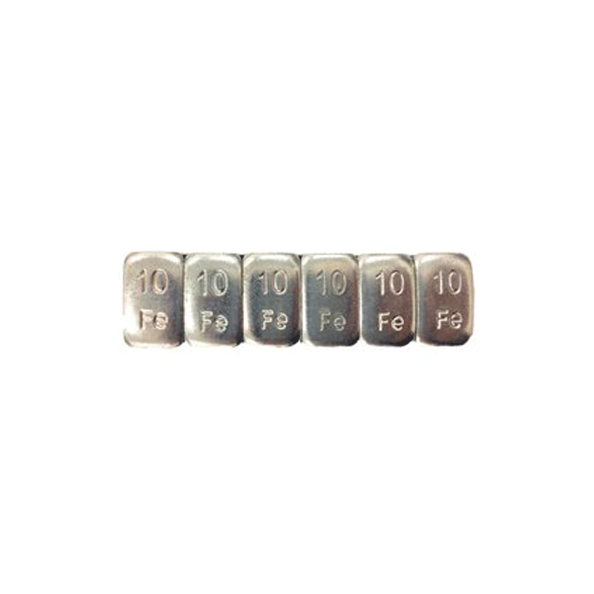 Contrapeso de Aço Adesivo Colante 60g para rodas de Liga Leve 10/10 – Pacote com 50 Unidades MIX-50137A