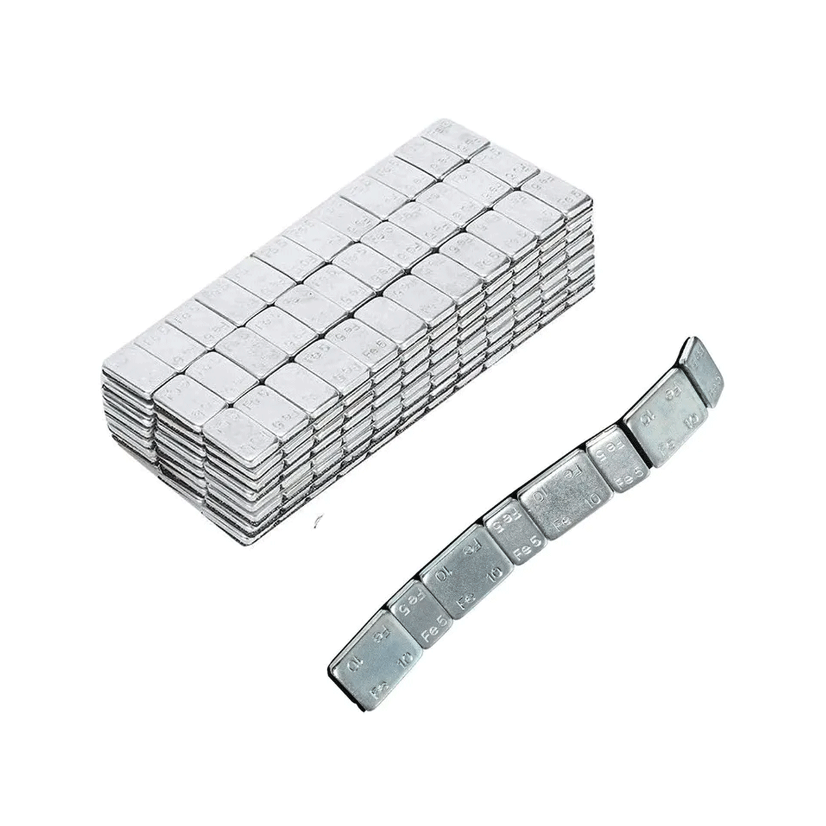 Contrapeso de Aço Adesivo Colante 60g para rodas de Liga Leve 5/10 – Pacote com 50 Unidades MIX-50138A - Imagem 4