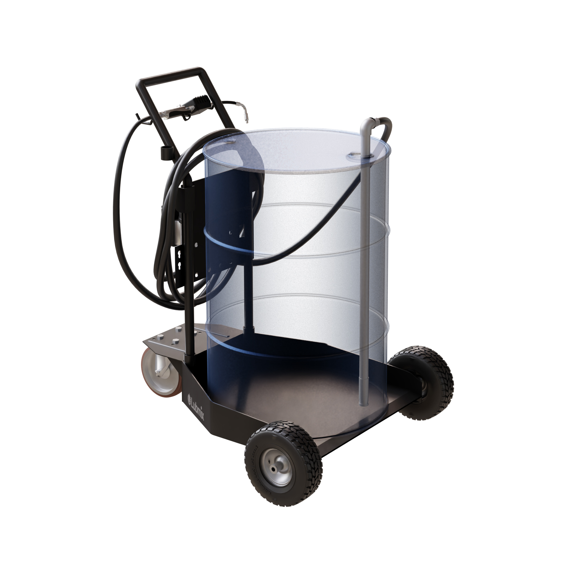 Unidade Móvel Elétrica com Medidor Digital para Óleo Lubrificante Lubmix MIX-9122-MD 10 mts de Mangueira Ø 1/2 Pol 25 L/min - Imagem 3