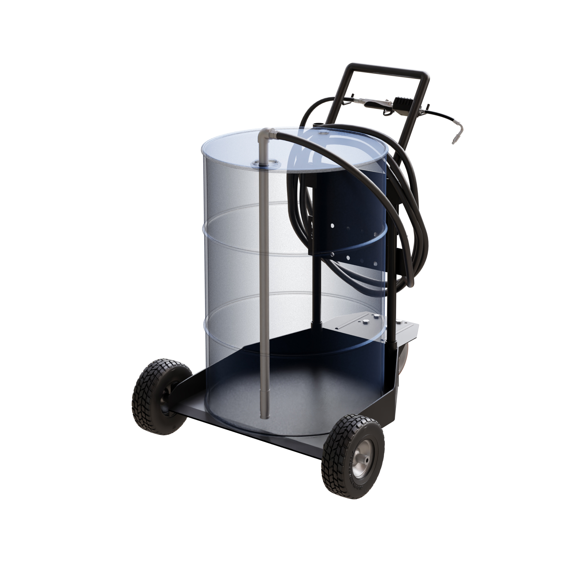 Unidade Móvel Elétrica com Medidor Digital para Óleo Lubrificante Lubmix MIX-9122-MD 10 mts de Mangueira Ø 1/2 Pol 25 L/min - Imagem 2